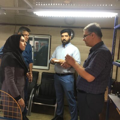 بازدید مدیران بازرگانی و کنترل کیفیت خودروسازی سایپا 1397
